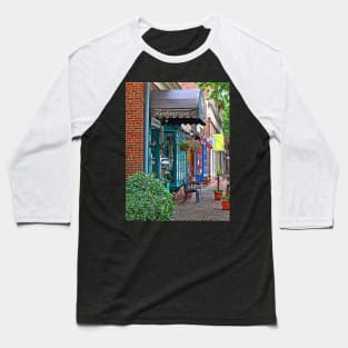 Alexandria VA - Restaurant With Brown Awning Baseball T-Shirt